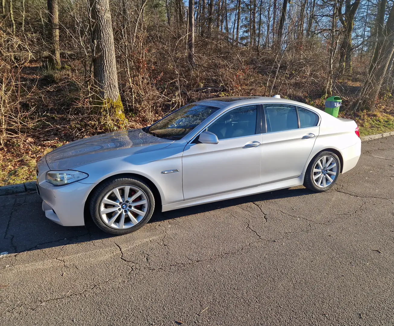 BMW 525 525d Automatik Zilver - 2