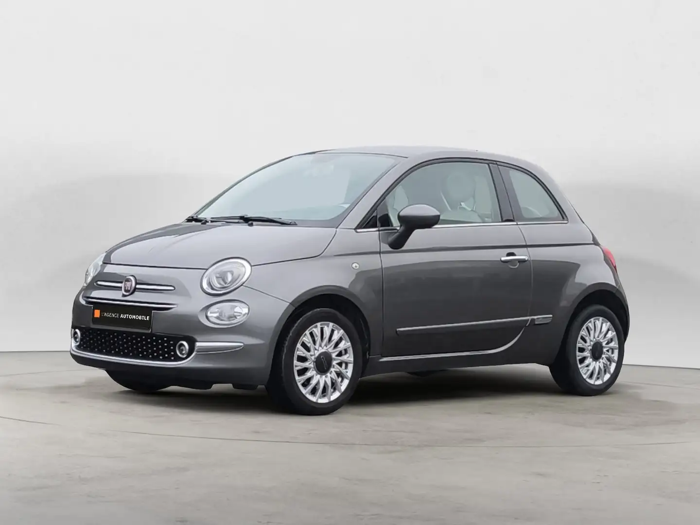 Fiat 500 1.2i Lounge - AUTO - CARPLAY - GARANTIE 12M Gris - 2