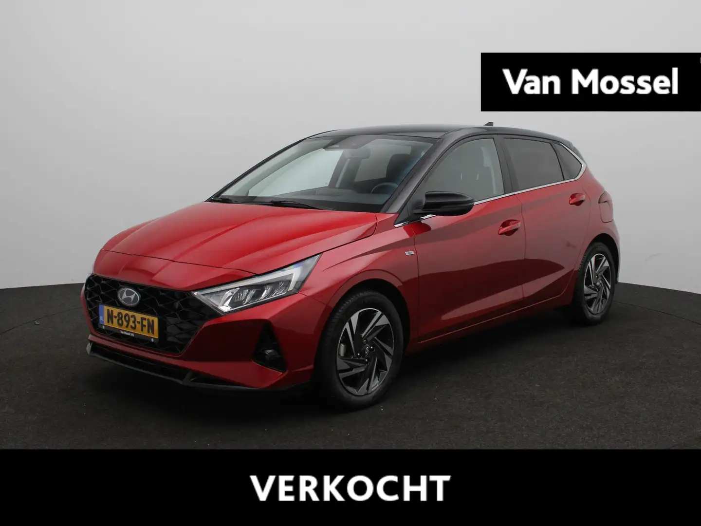 Hyundai i20 1.0 T-GDI Aut. Premium | 1e-Eig. | Navi | Camera | Rouge - 1