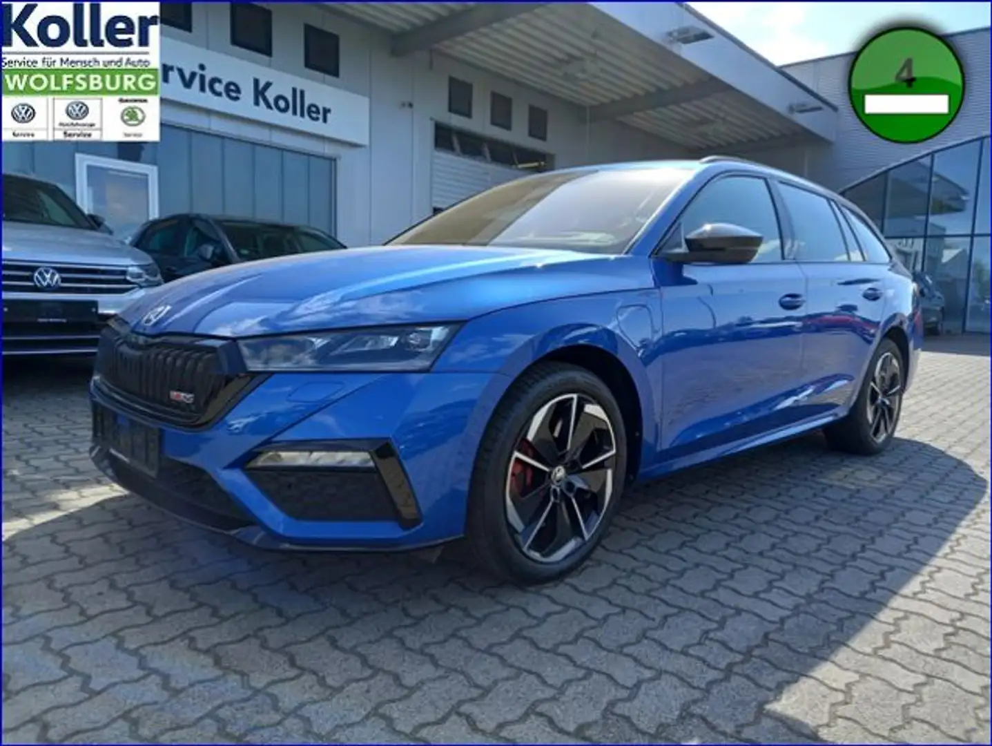 Skoda Octavia Combi RS iV Navi Standheizung Ergositze Blau - 2