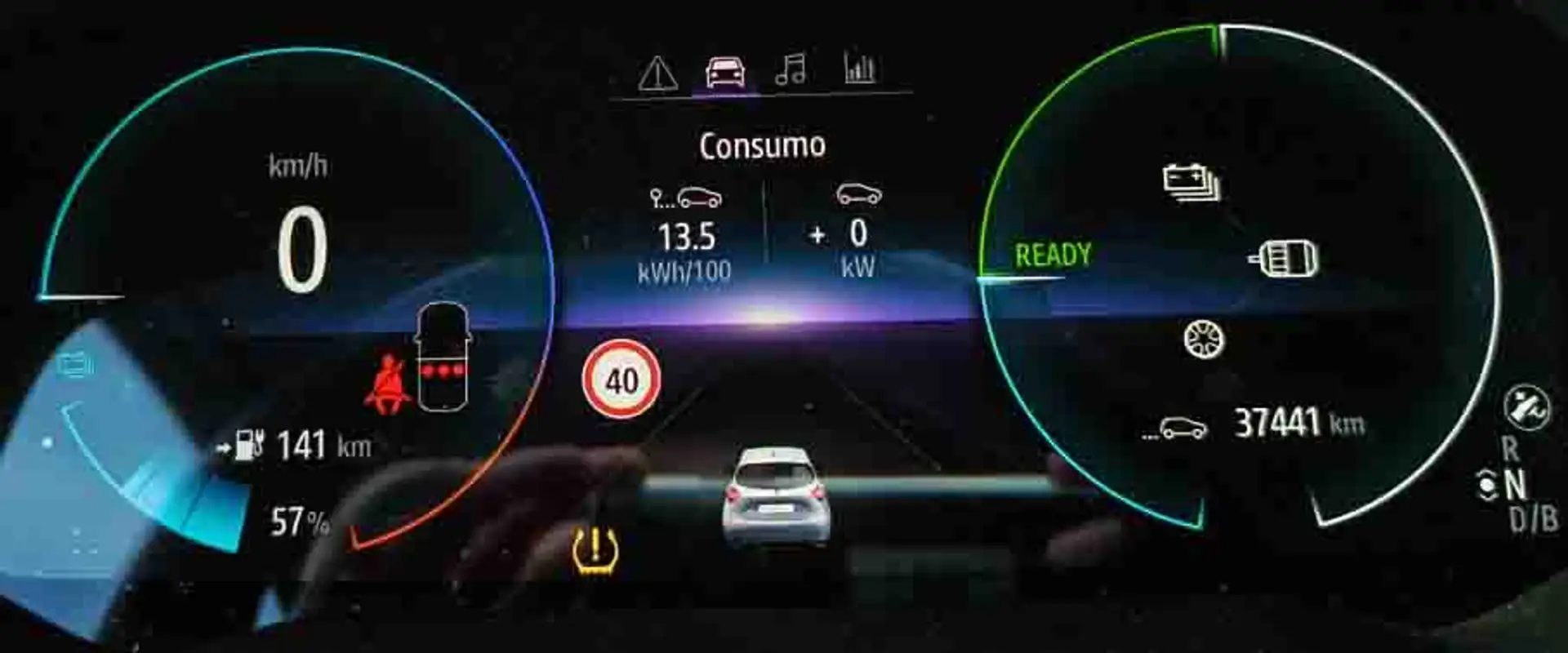 Renault ZOE Intens 50 R110 80kW Gris - 2