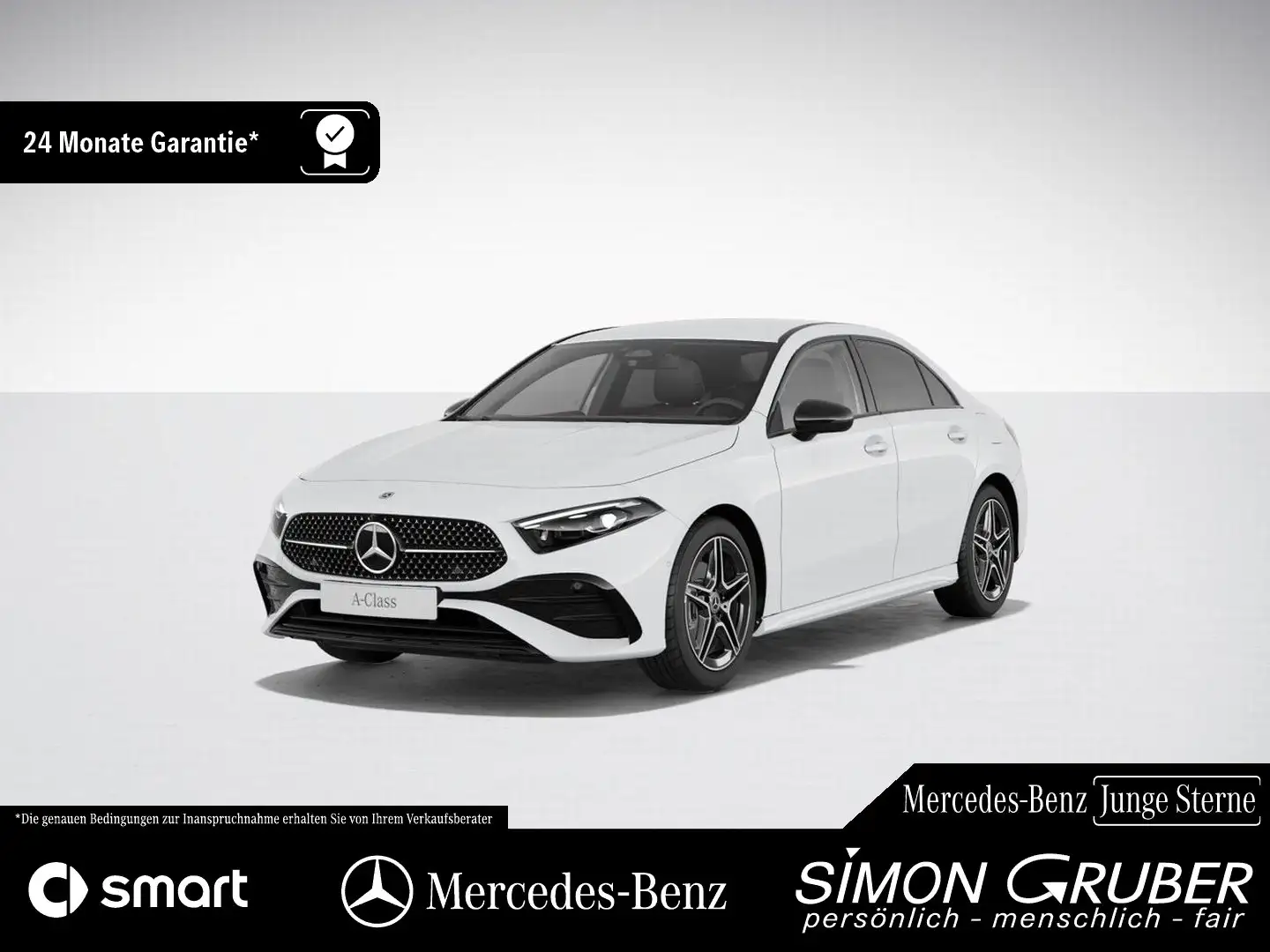 Mercedes-Benz A 180 Limo AMG Night Multibeam ACC Keyless Ambi Weiß - 1