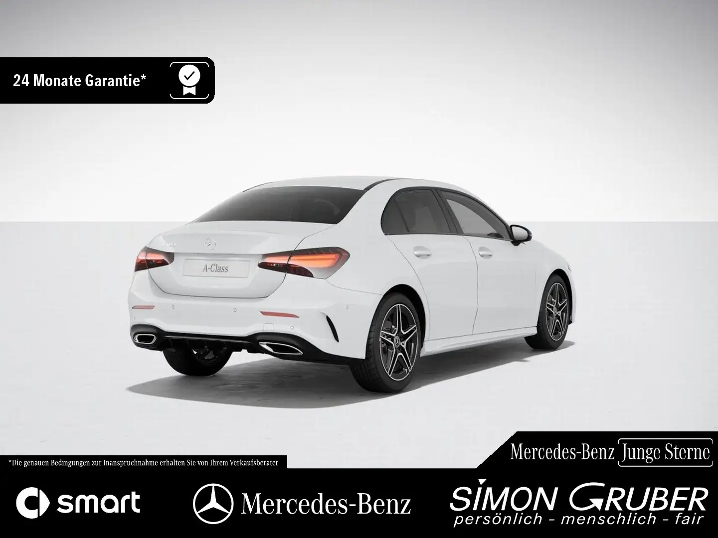 Mercedes-Benz A 180 Limo AMG Night Multibeam ACC Keyless Ambi Weiß - 2