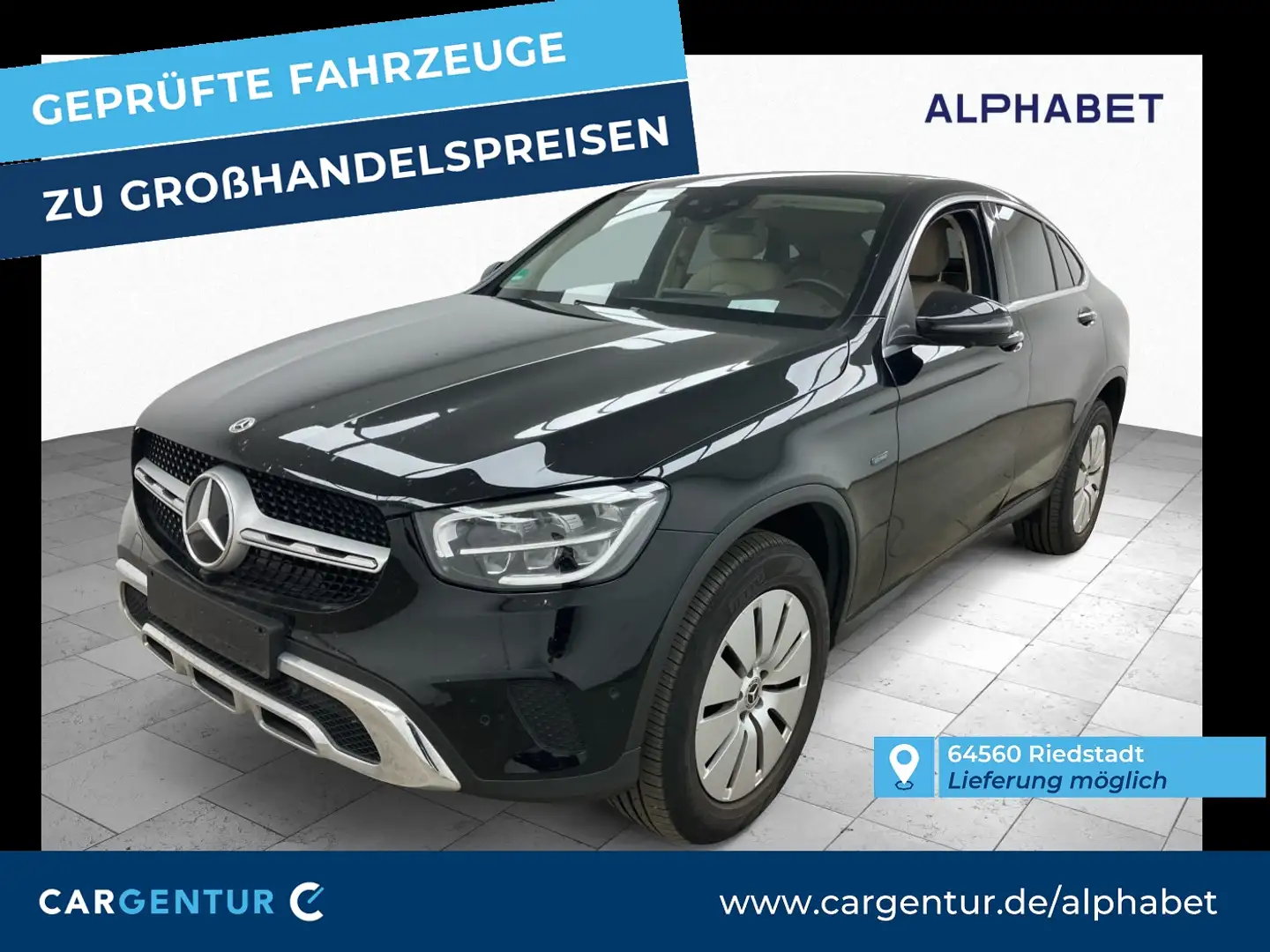 Mercedes-Benz 300 GLC-Coupe  e 4Matic AHK 360° Lane BLIS Key RKam Noir - 1