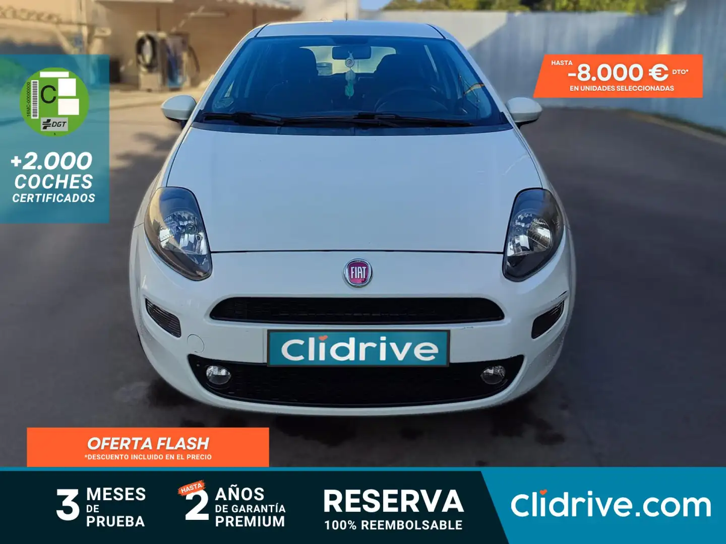 Fiat Punto 1.2 8v Young 67 CV Gasolina Blanco - 1