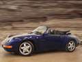Porsche 993 Carrera Cabrio 2.HD deutsch Scheckheft Blau - thumbnail 2