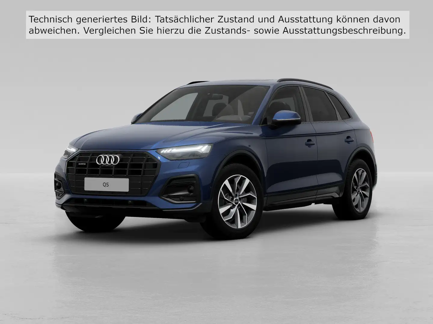 Audi Q5 45 TFSI quattro AHK PANO NAV+ MATRIX VIRTUAL Blau - 2
