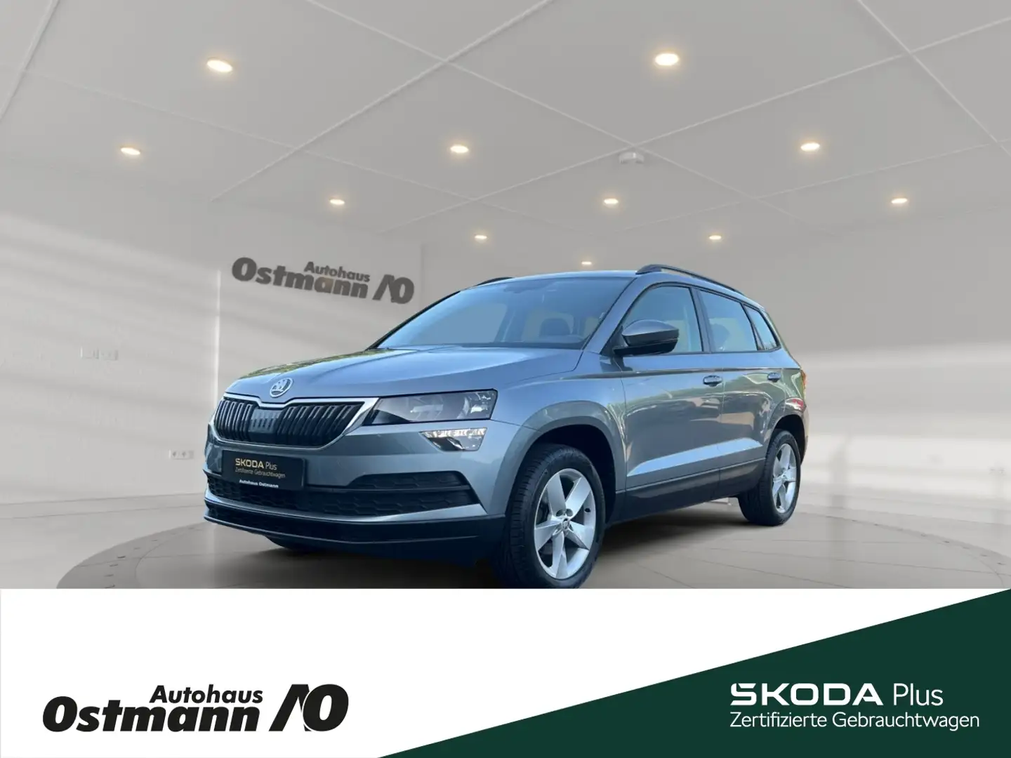 Skoda Karoq Ambition 85kw TSI *SHZ*PDC*KLIMA*SmartLink* Grijs - 1