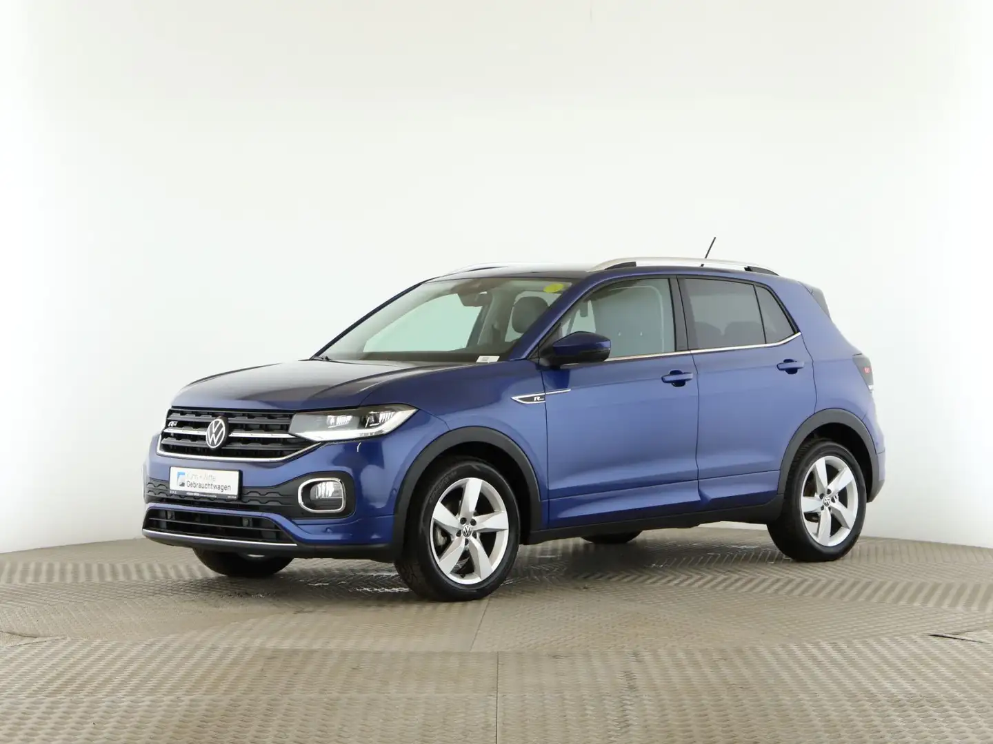 Volkswagen T-Cross 1.0 TSI Style *LED*RFK*Navi*AppleCar*IQ. Bleu - 2