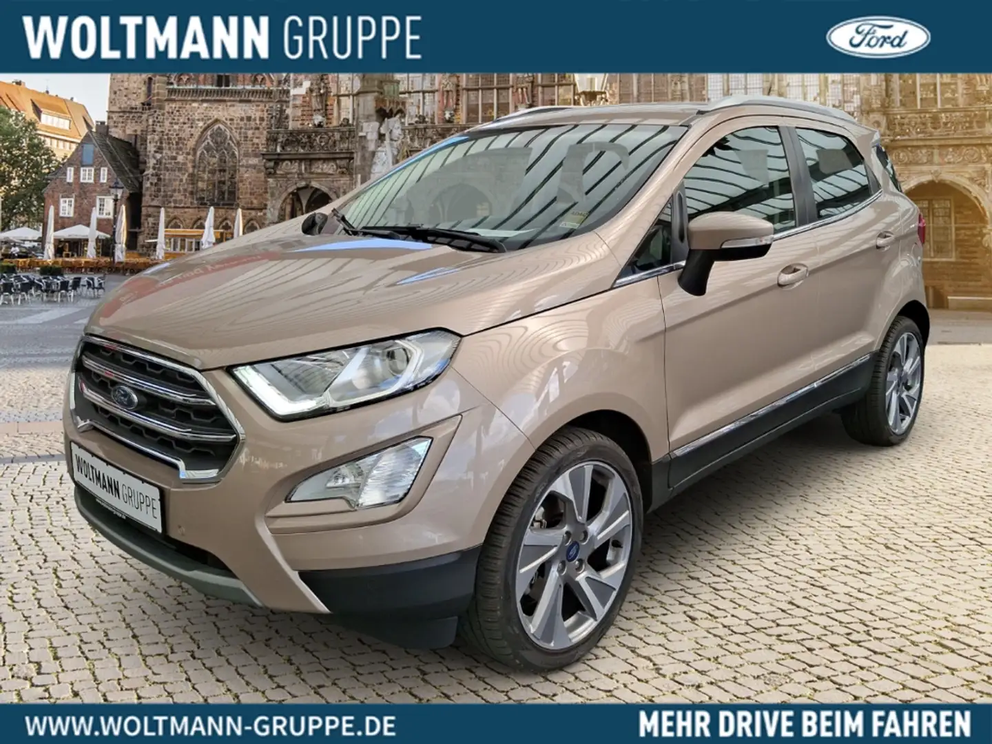 Ford EcoSport Titanium 1.0 EcoBoost  AUTOM./8530 KM AUS 1. Hand Beige - 1