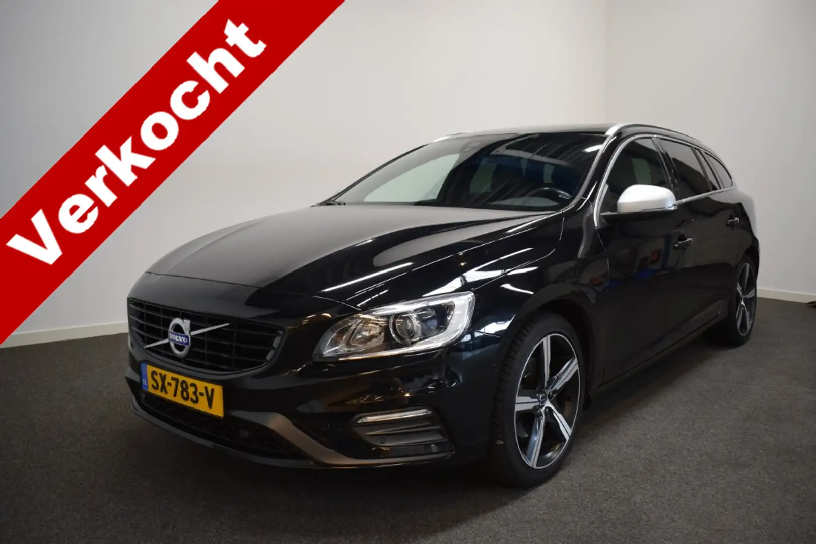 Volvo V60 2.0 T4 190pk AUT8 R-Design BNS Sport Trekhaak 1600 Czarny - 1