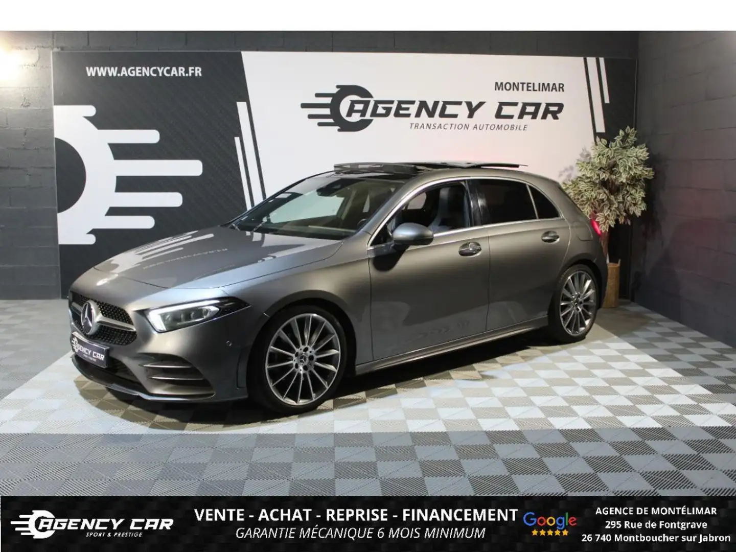 Mercedes-Benz A 200 200d 7G-DCT AMG Line - Toit Ouvrant - Leds ambiance Gris - 1