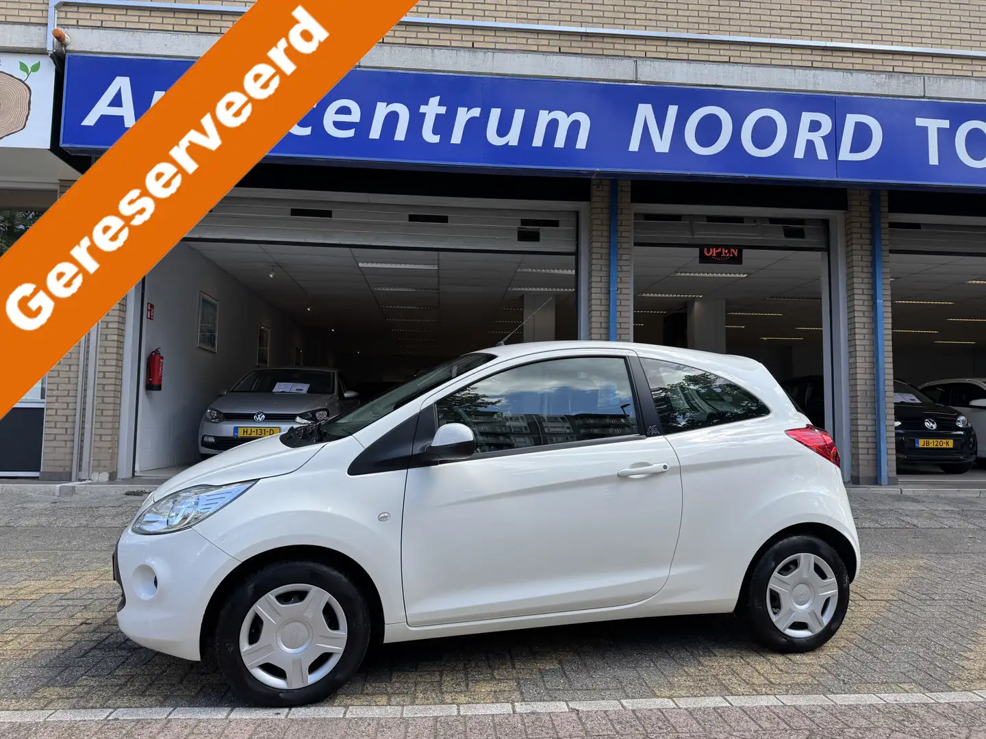 Ford Ka/Ka+ 1.2 Style start/stop 88445KM! NAP | Airco | Parkee Blanc - 1