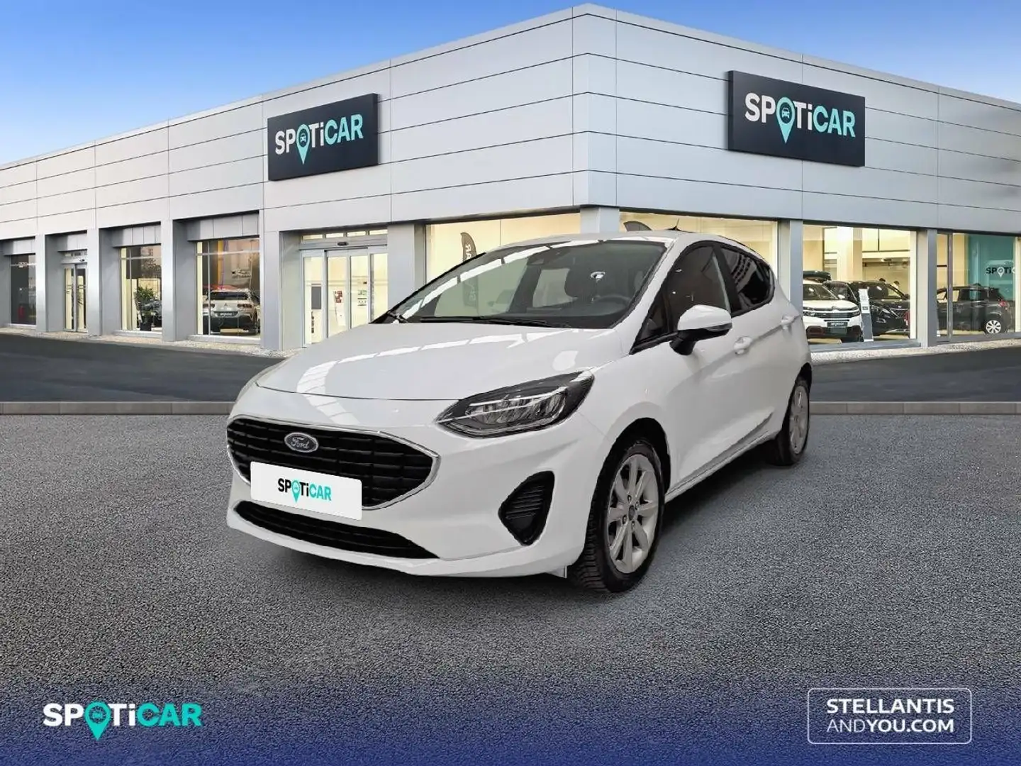 Ford Fiesta 1.0 EcoBoost Trend 100 Blanco - 1