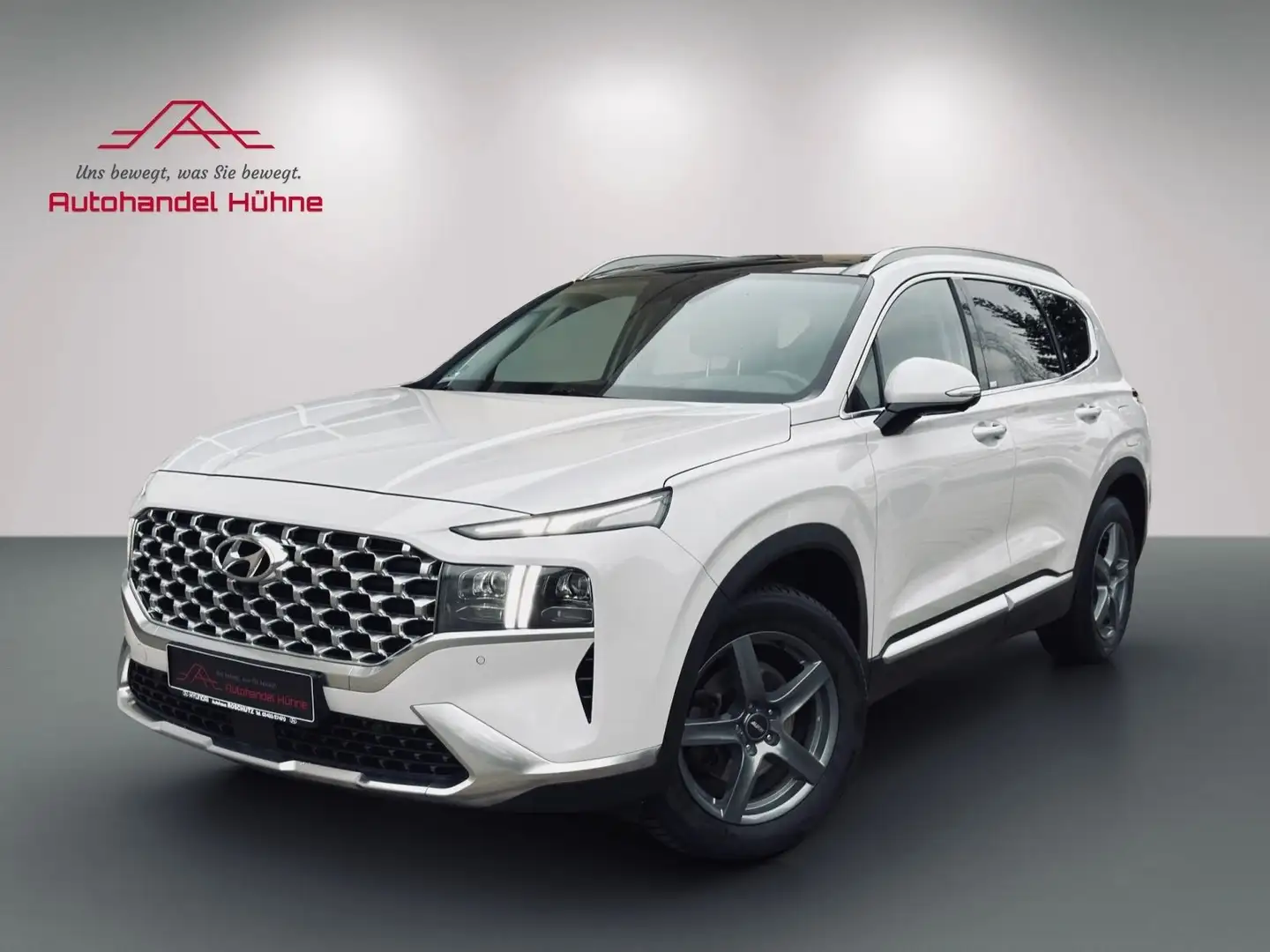 Hyundai SANTA FE Prime Hybrid 4WD/Panorama/TOP Weiß - 1