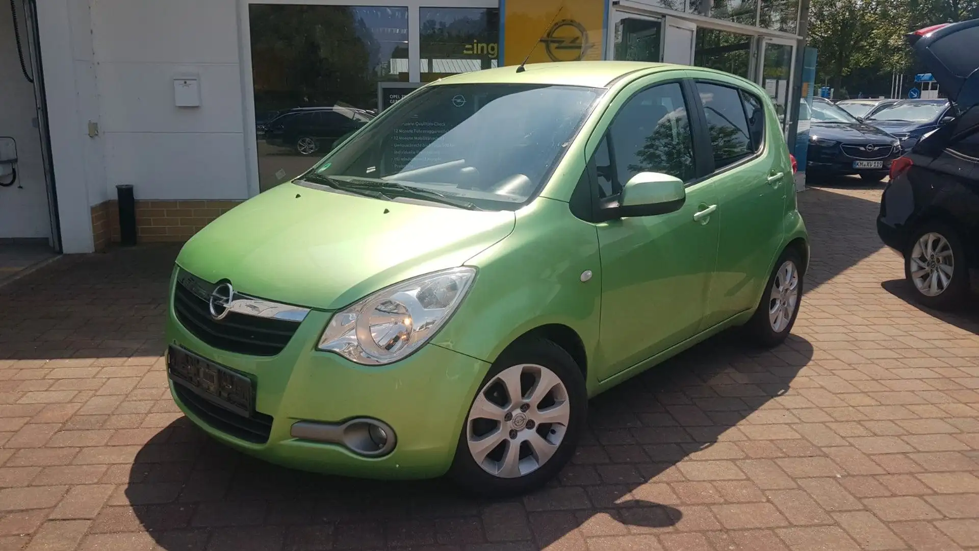 Opel Agila B Edition mit Klima **AU/HU NEU** Grün - 1