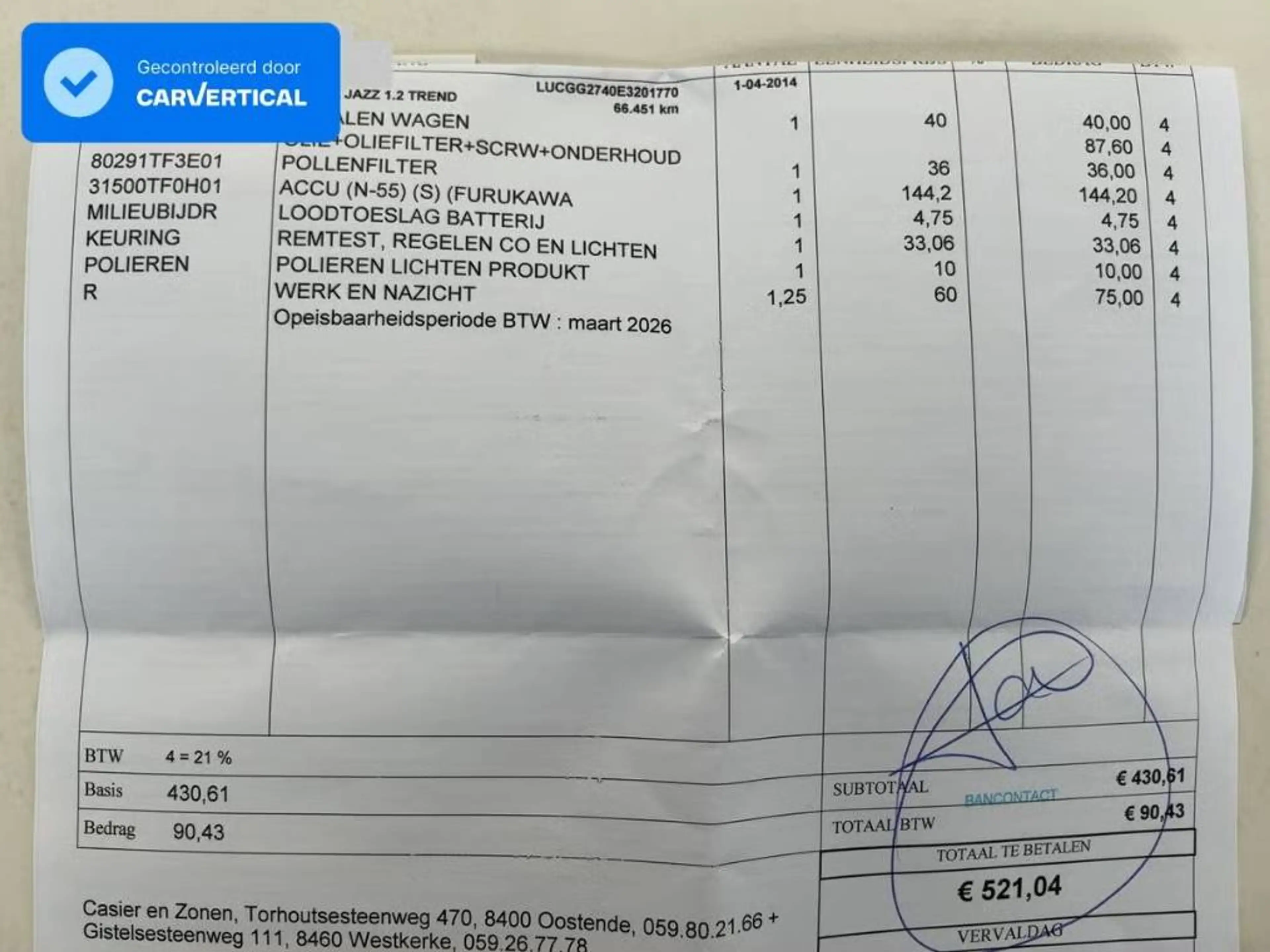 Honda Jazz 1.2i I-Vtec Dealer onderhouden Garantie — photo 2