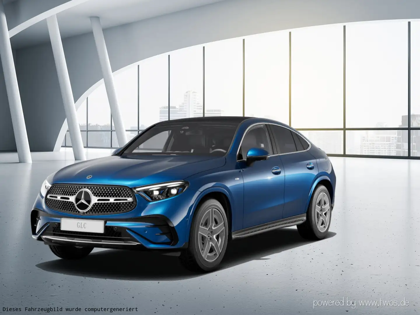 Mercedes-Benz GLC 400 GLC 400 e 4M AMG Line/Pano-Dach/Distronic/Kamera Blau - 2