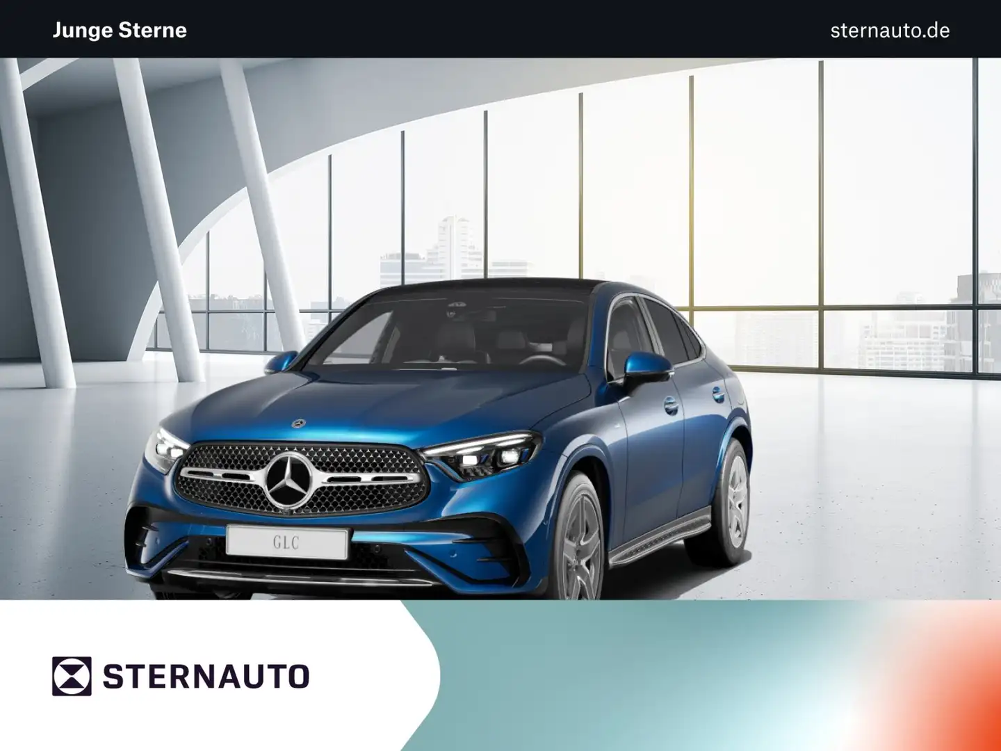 Mercedes-Benz GLC 400 GLC 400 e 4M AMG Line/Pano-Dach/Distronic/Kamera Blau - 1