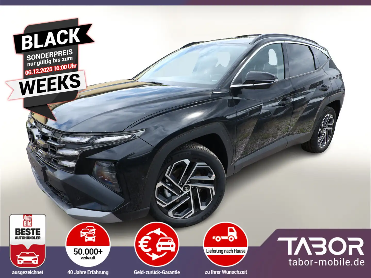 Hyundai TUCSON 1.6 HEV 215 DCT Prime Matrix UVP-29%* Negro - 1