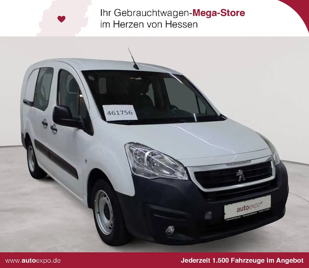 Peugeot Partner Partner 1.6 BlueHDi 100 L2 Komfort Weiß - 1
