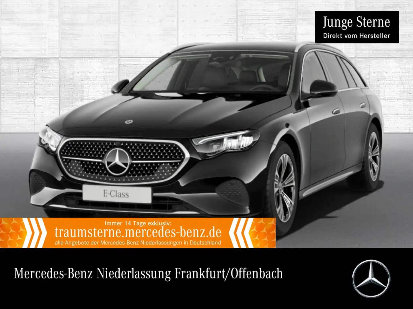 Mercedes-Benz E 220 d T Avantgarde Distr+ LED AHK Kamera PTS 9G Schwarz - 1