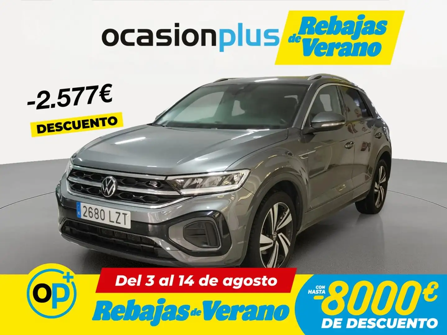 Volkswagen T-Roc 1.5 TSI R-Line 110 kW Gris - 1
