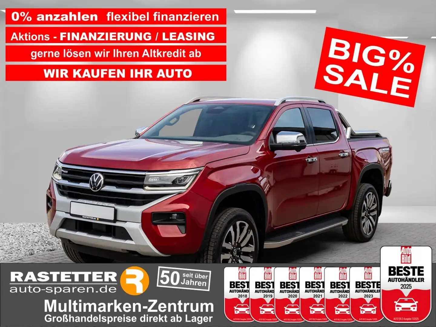 Volkswagen Amarok 3.0 TDI Aventura Standhzg+21Z+Styling+AHK+Leder+Ha Roşu - 1
