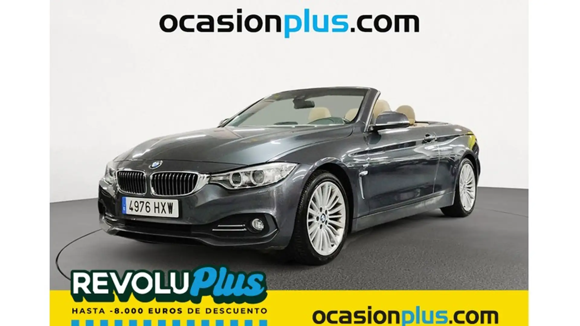 BMW 420 420d Cabrio Gris - 1