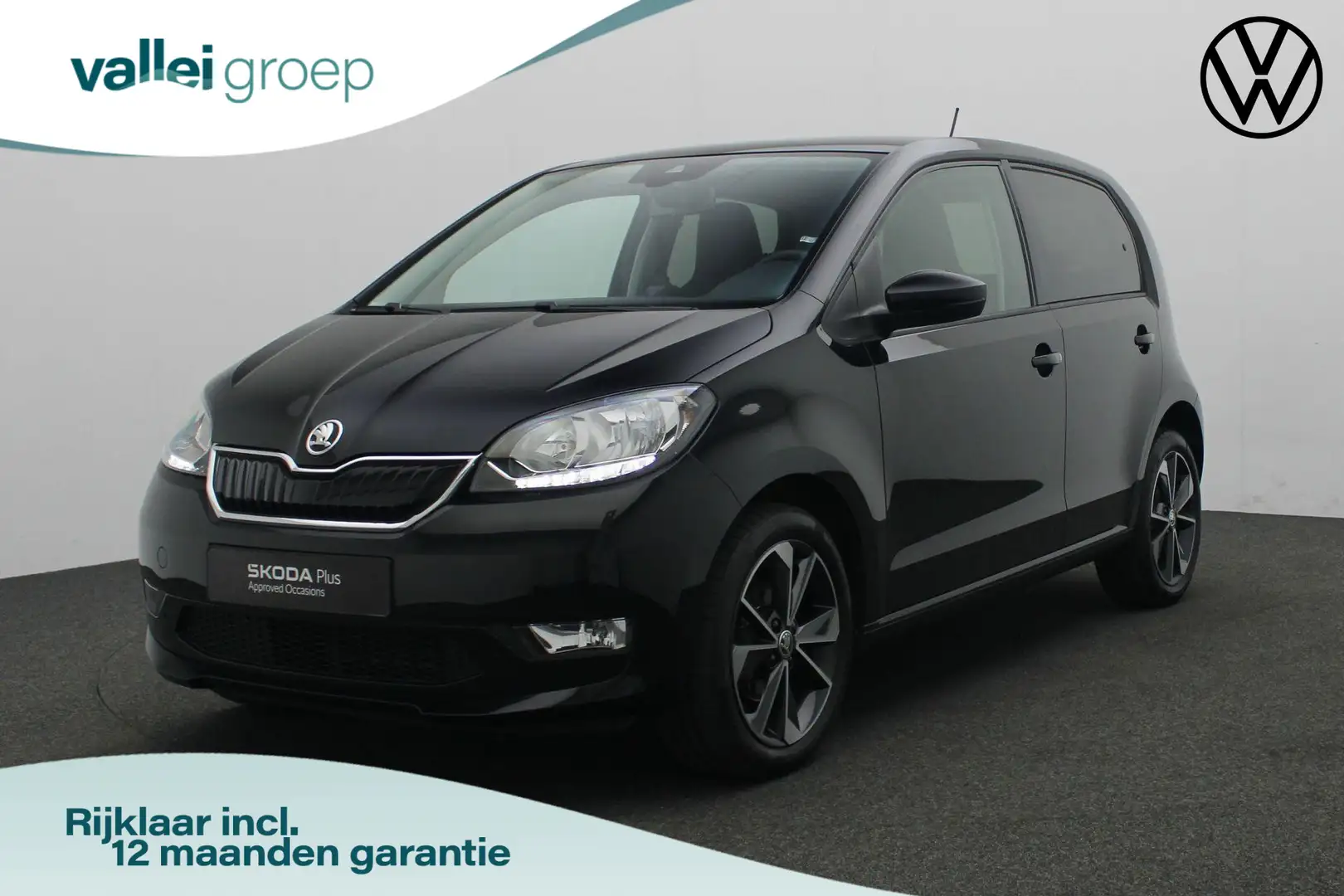 Skoda Citigo e-iV EV Style 83 pk | Stoelverwarming | Parkeersen Zwart - 1