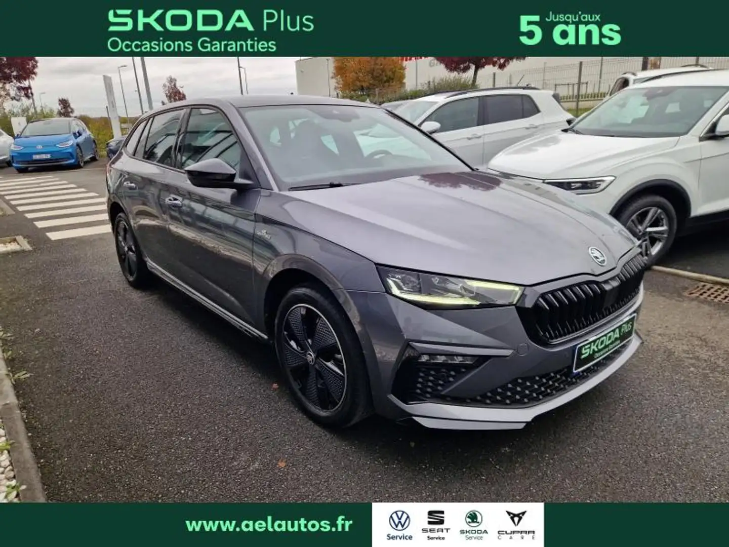 Skoda Scala 1.5 TSI Evo2 150ch ACT Monte-Carlo DSG7 Gris - 2