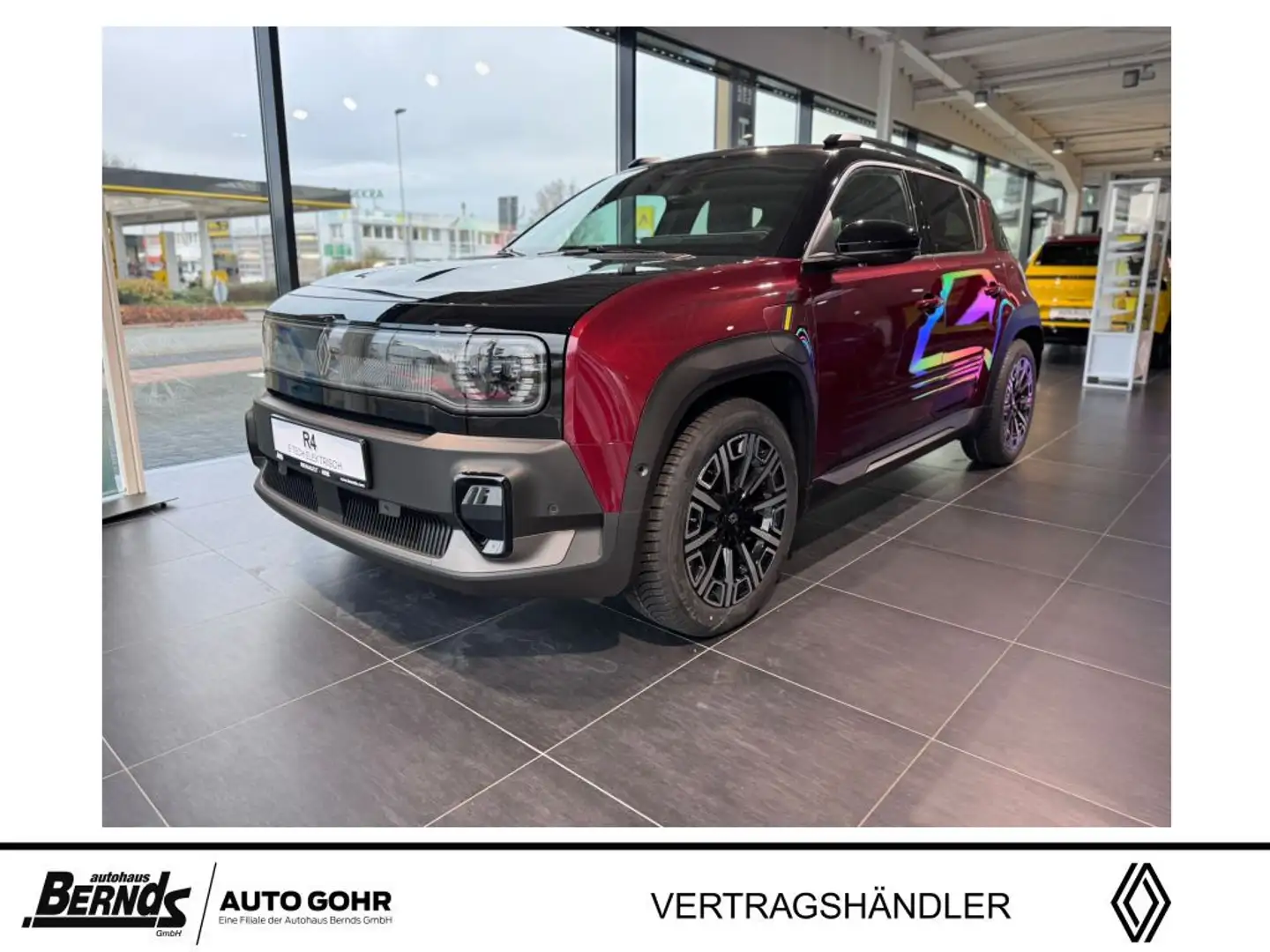 Renault R 4 E-Tech Iconic 150 Comfort Range APPLE-CP SHZ KLIMA Rood - 1