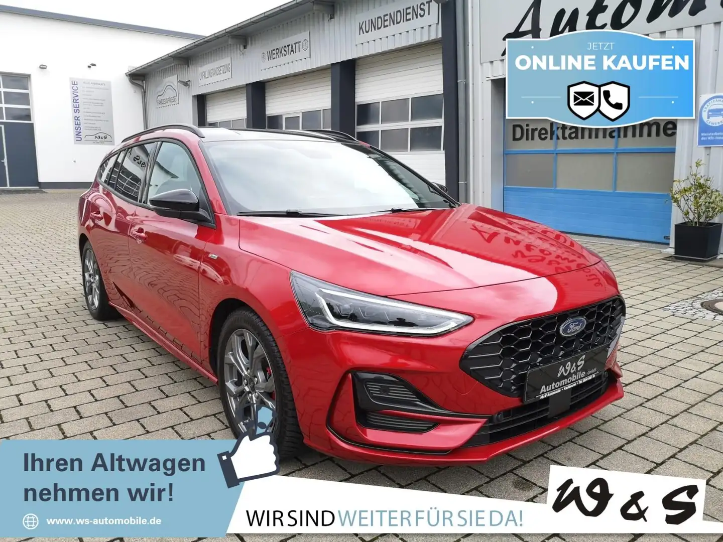 Ford Focus Turnier ST-Line X 1.0 EB AT *Matrix*B&O* Rosso - 1
