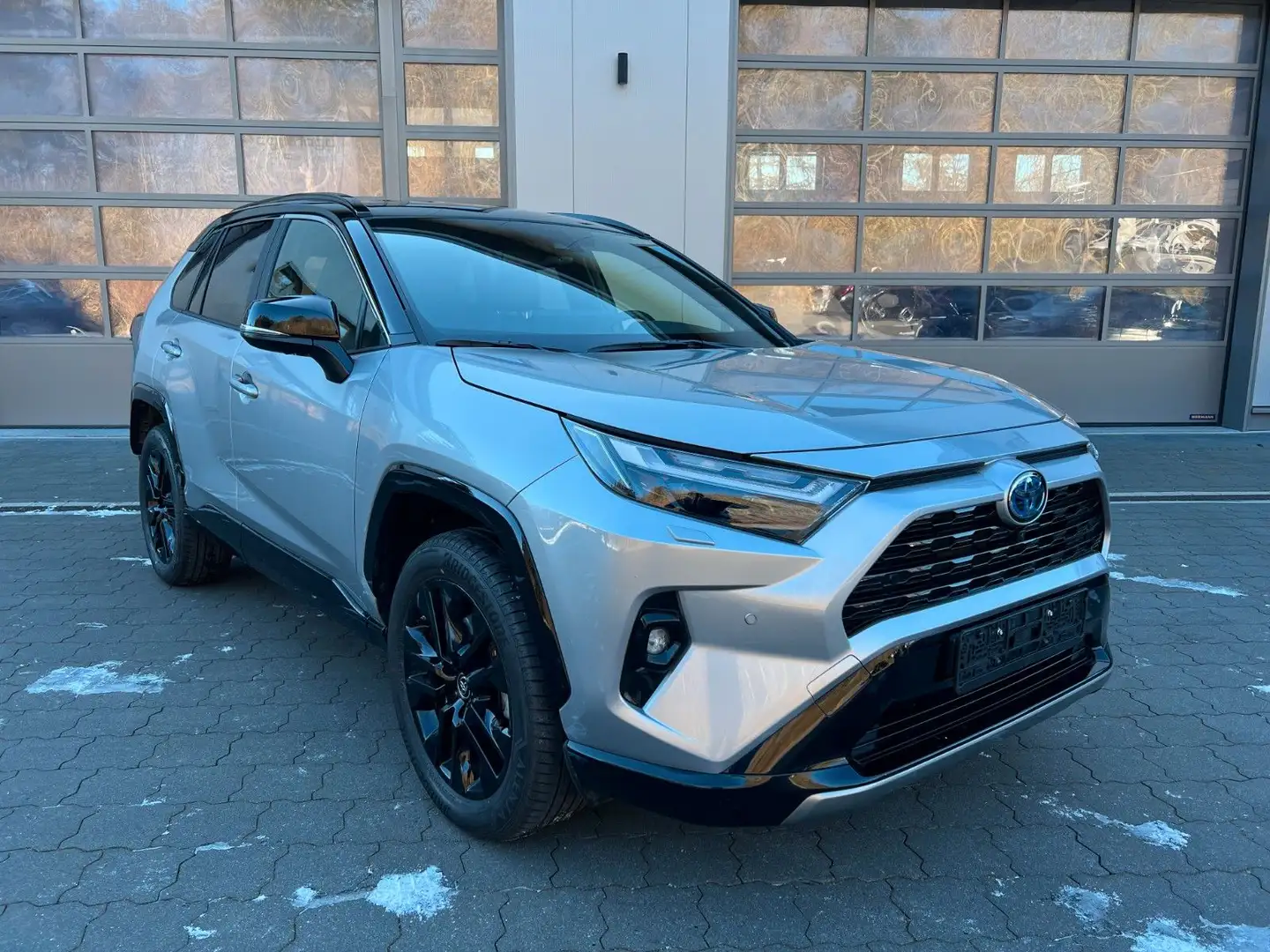 Toyota RAV 4 2.5 Hybrid 4x2 Style VOLL JBL+360°+LEDER Argent - 1