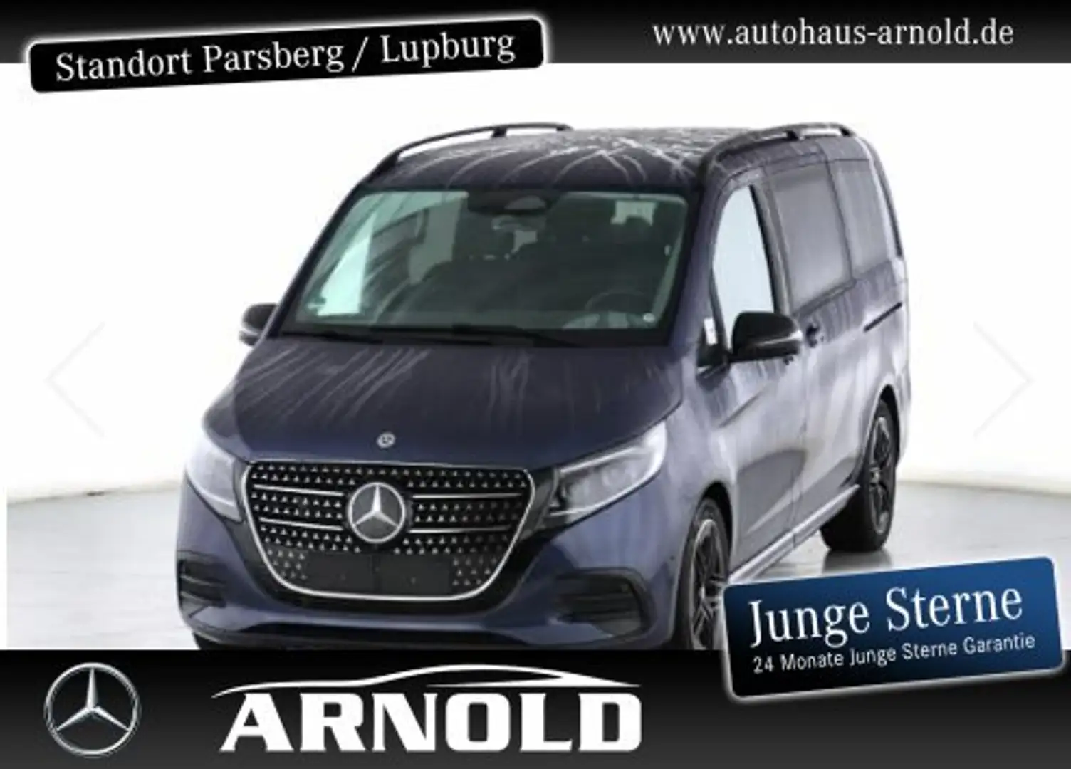 Mercedes-Benz V 300 V 300 d AVANTGARDE Lang AMG Line AHK 360° 7-Sitz Blau - 1