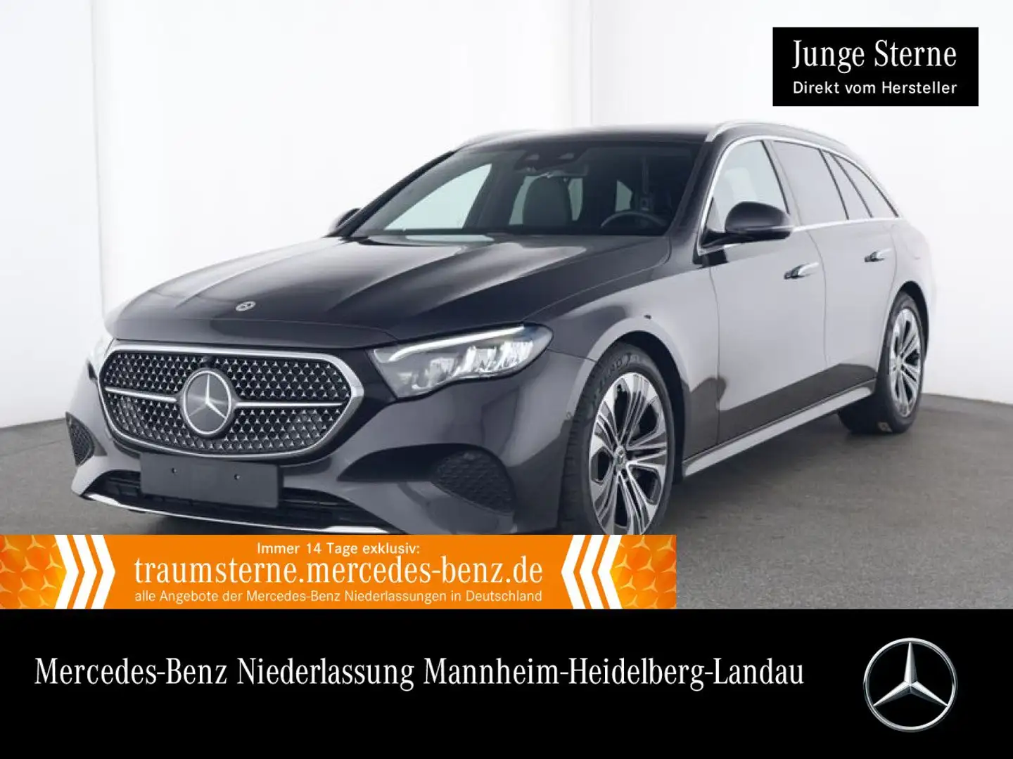 Mercedes-Benz E 300 de T 4M Hybrid Avantgarde Fahrass Distr. LED Grau - 1