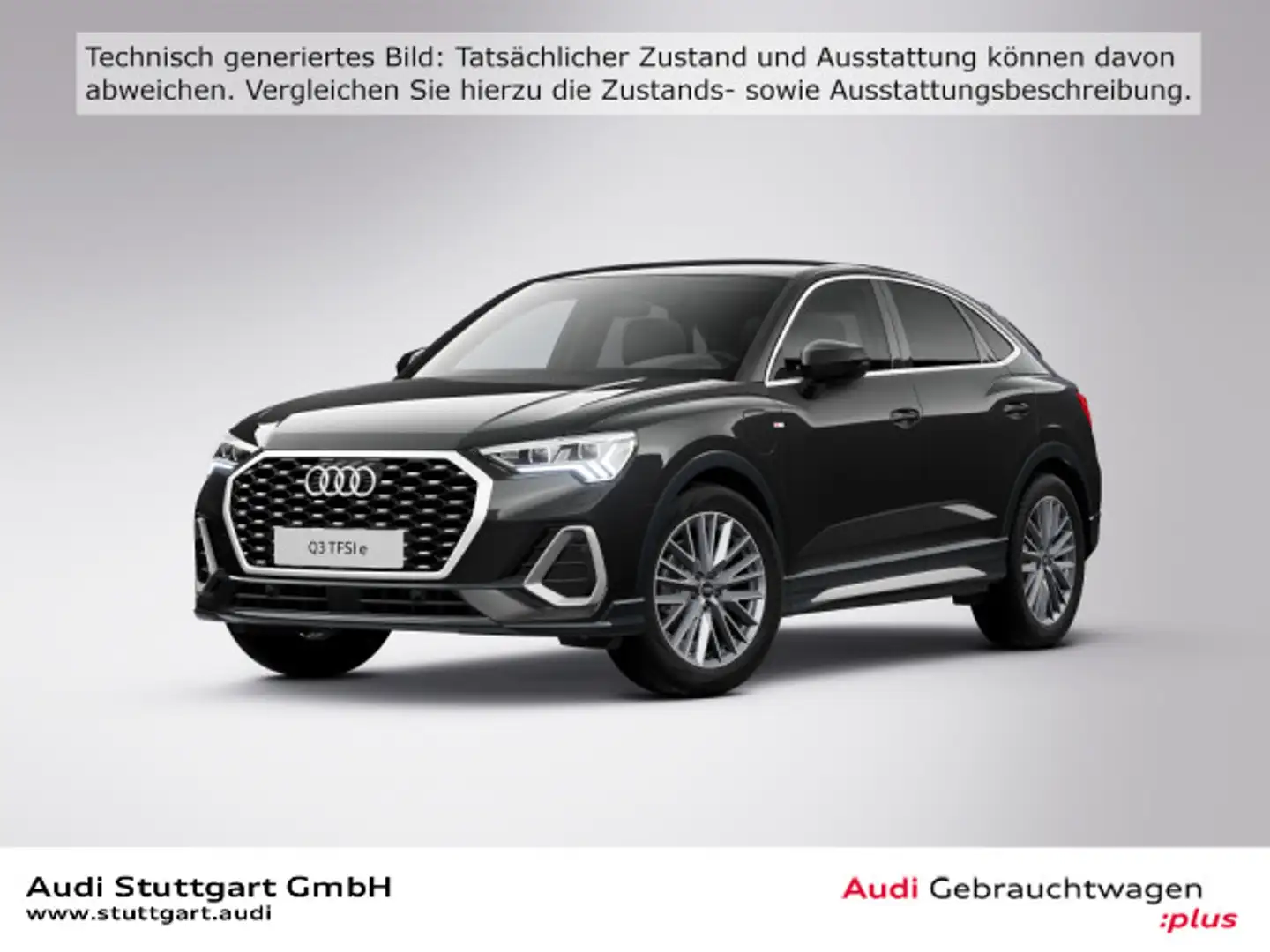 Audi Q3 45 TFSI e S line ACC Matrix SONOS Schwarz - 1