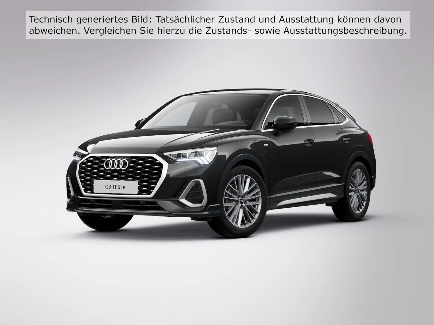 Audi Q3 45 TFSI e S line ACC Matrix SONOS Schwarz - 2