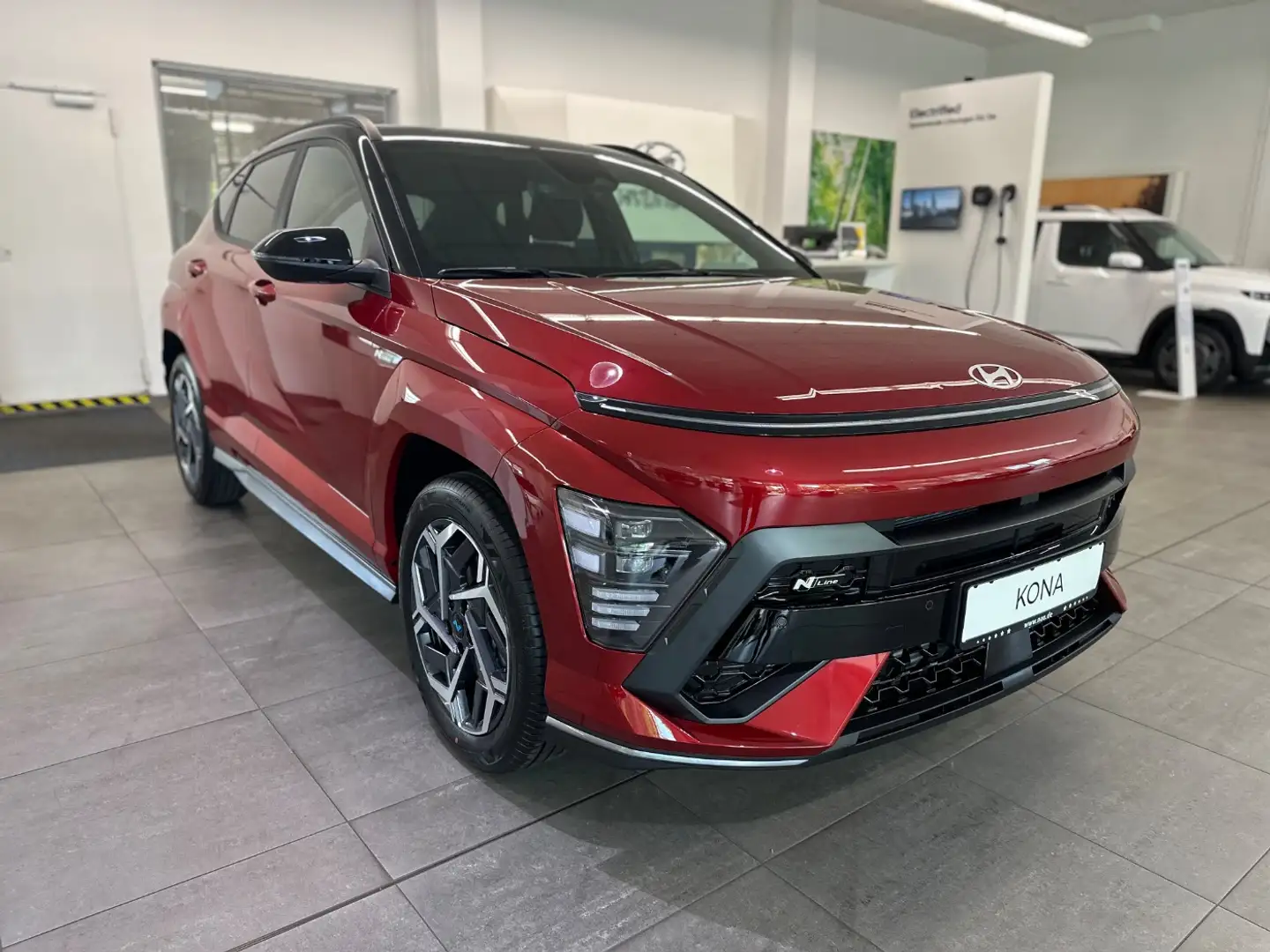 Hyundai KONA 1.6 Turbo N Line Dachlackierung Schwarz Negro - 2