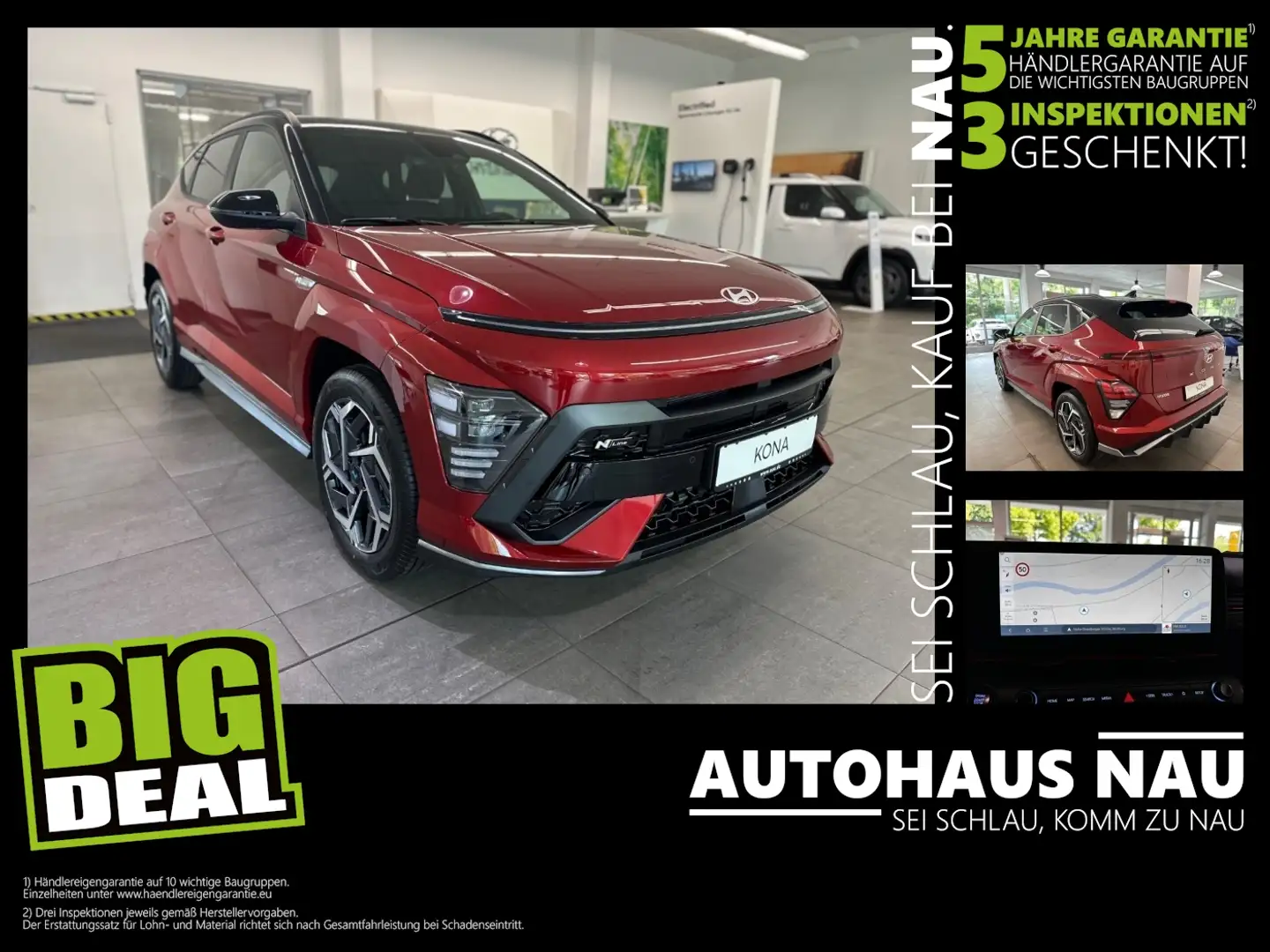 Hyundai KONA 1.6 Turbo N Line Dachlackierung Schwarz Negro - 1