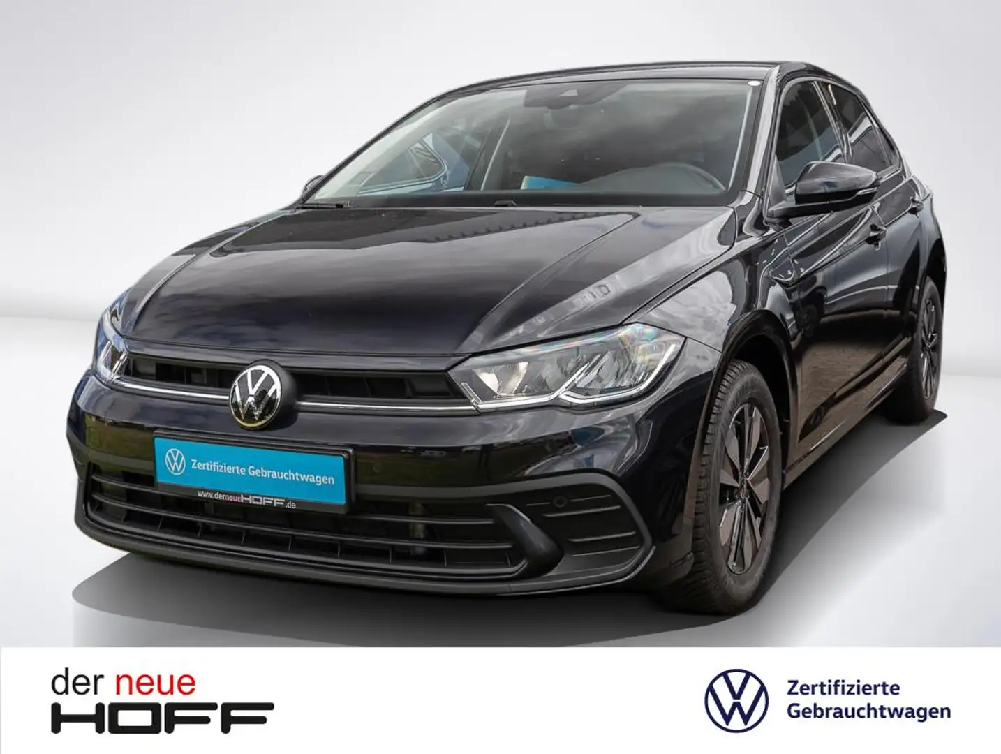 Volkswagen Polo 1.0 TSI DSG MOVE Navi Bluetooth AHK Kamera LED Schwarz - 1