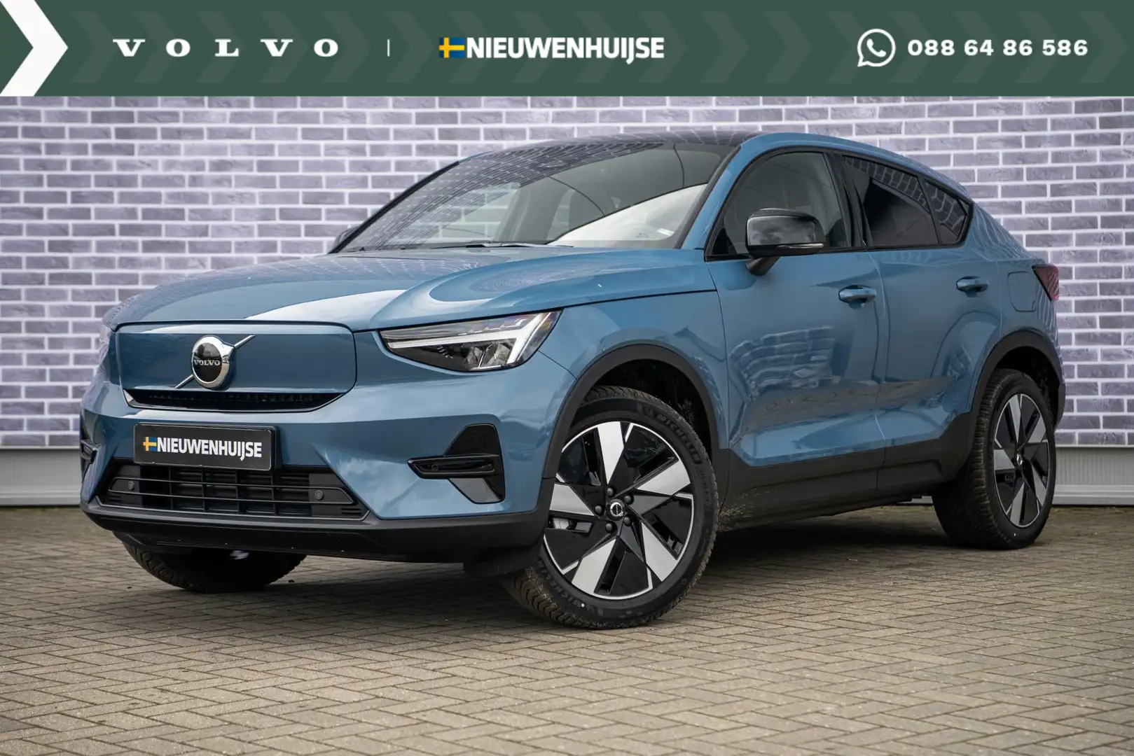 Volvo EC40 Recharge Extended Range Plus | Direct leverbaar + Modrá - 1