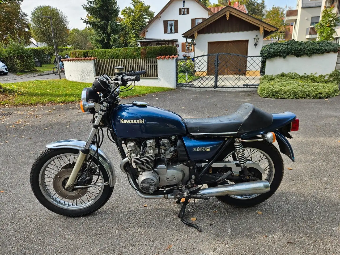 Kawasaki Z 650 Speiche guter daily driver Синій - 1