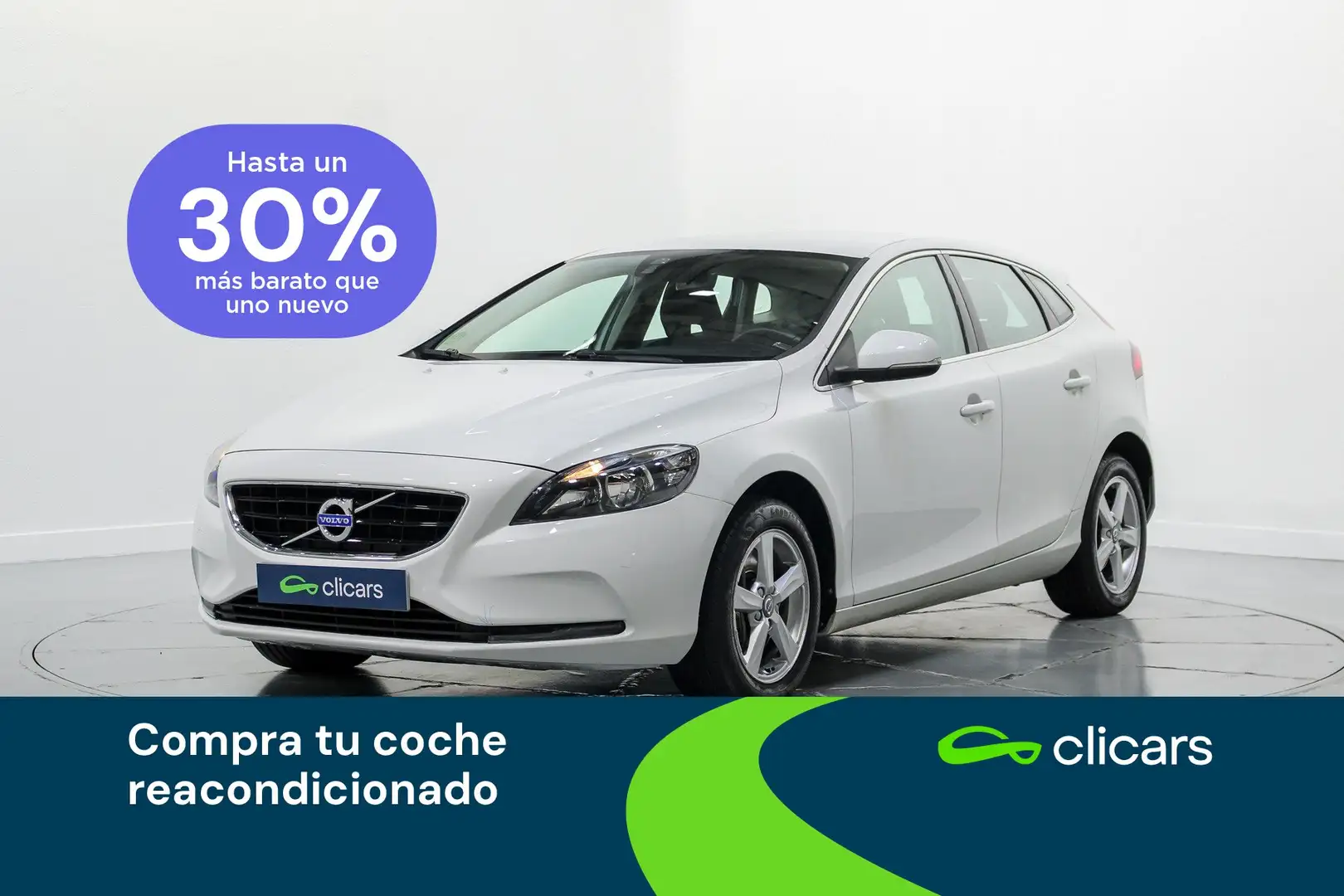 Volvo V40 D3 Momentum Aut. 150 Blanco - 1