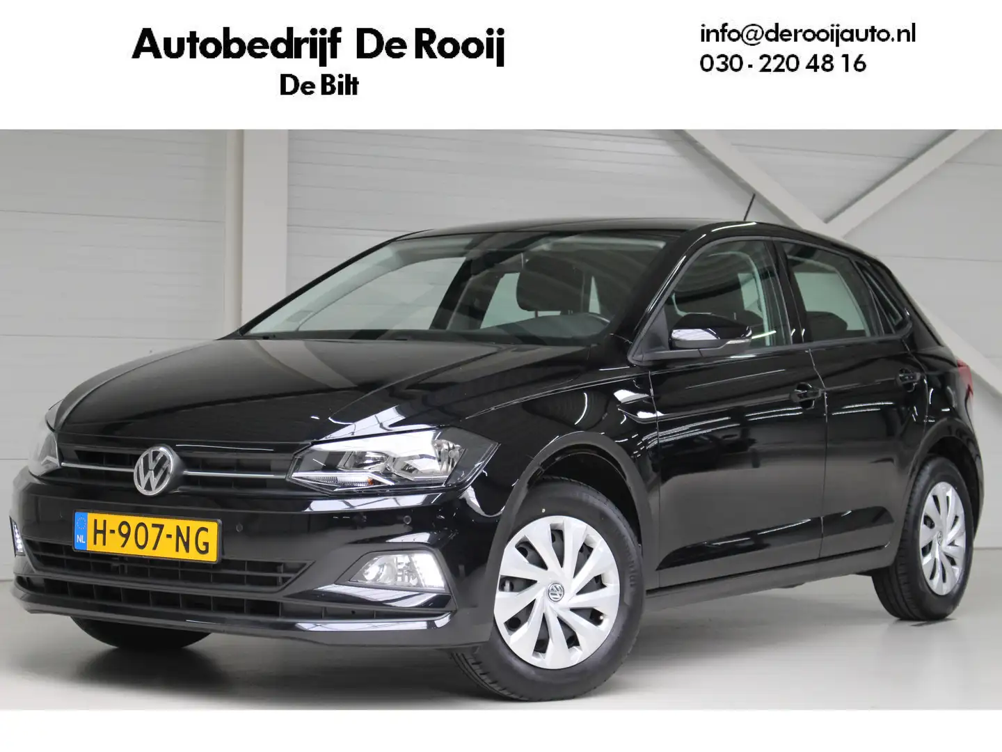 Volkswagen Polo 1.0 TSI Comfortline Navigatie | Airco | Parkeersen Zwart - 1
