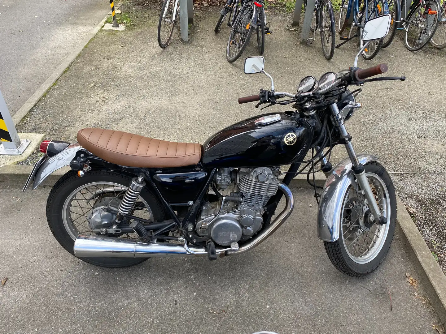 Yamaha SR 500 Negru - 1