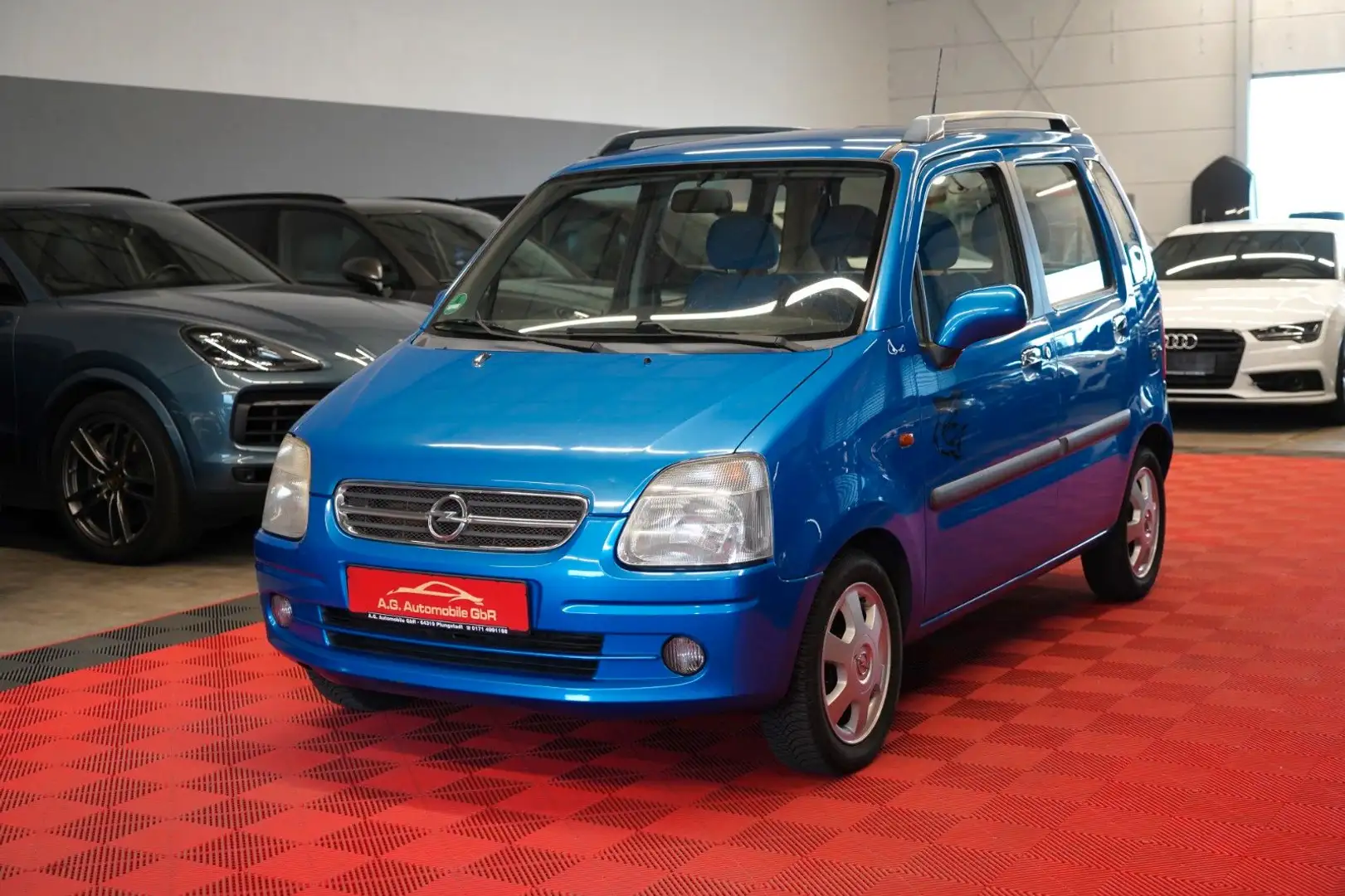 Opel Agila 1.2 16V Color Edition *1.HAND*KLIMA*AUX Blau - 1
