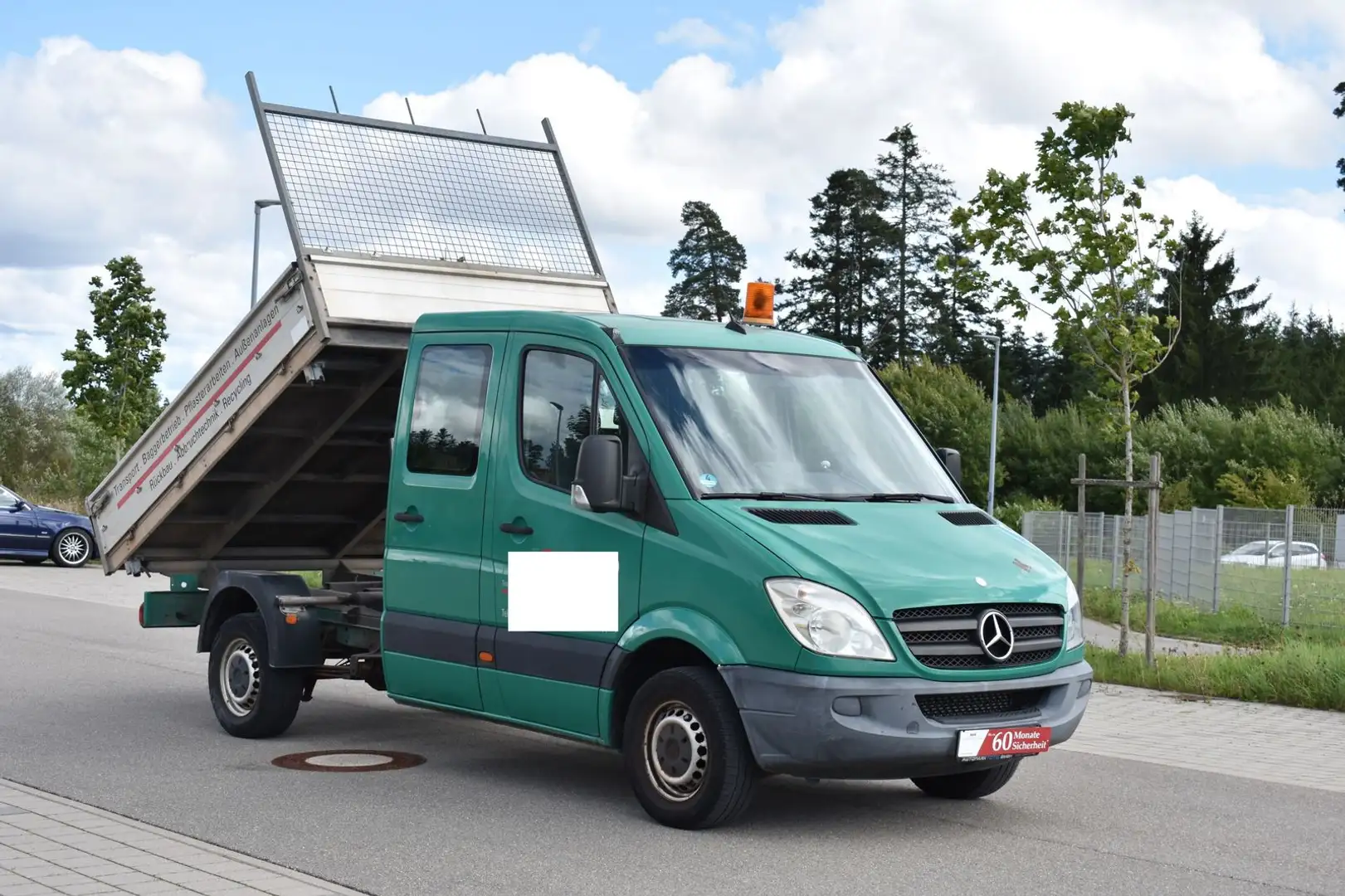 Mercedes-Benz Sprinter *3-Seitenkipper*7-Sitzer*Doka*AHK Grün - 1