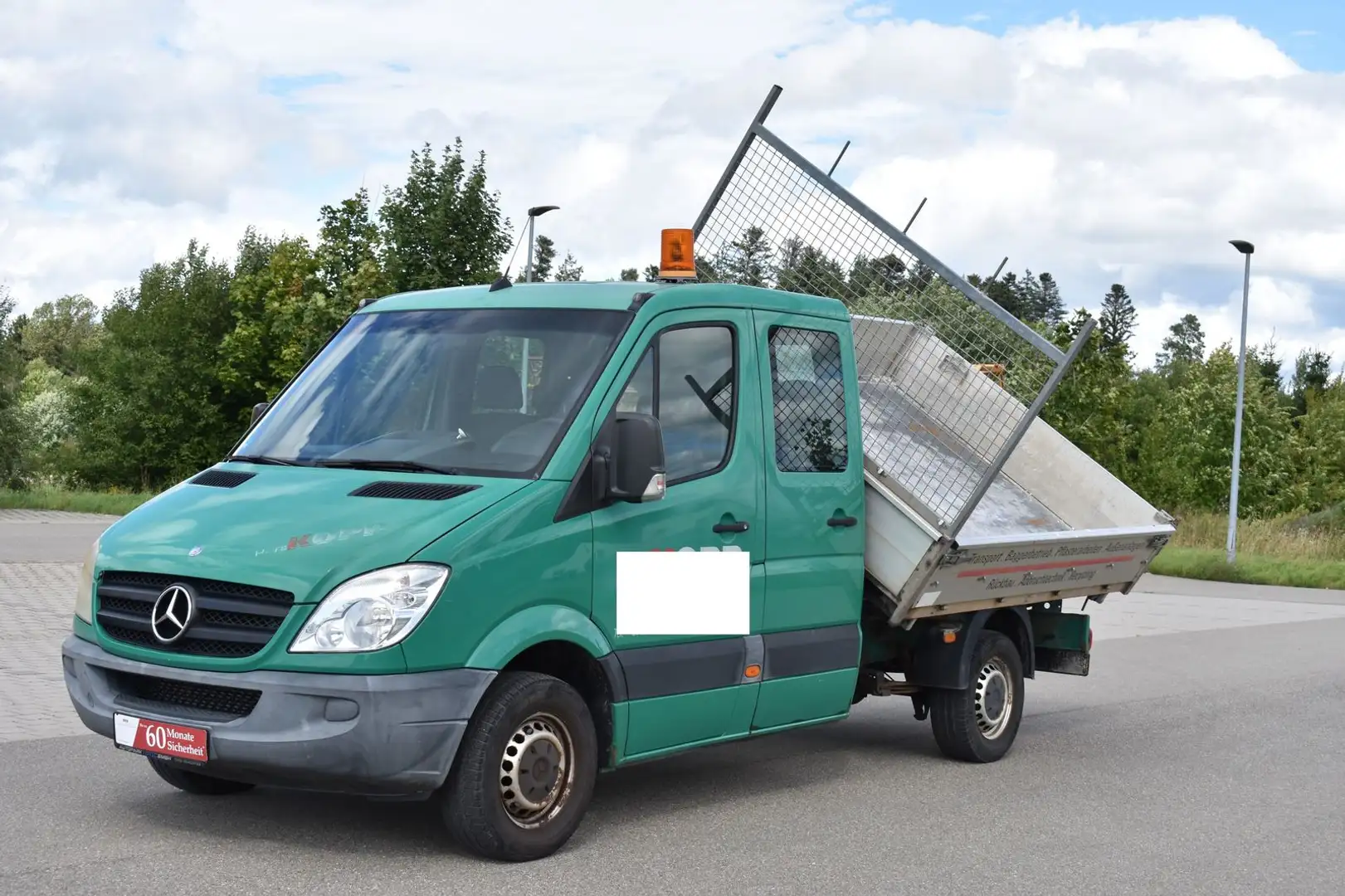Mercedes-Benz Sprinter *3-Seitenkipper*7-Sitzer*Doka*AHK Grün - 2