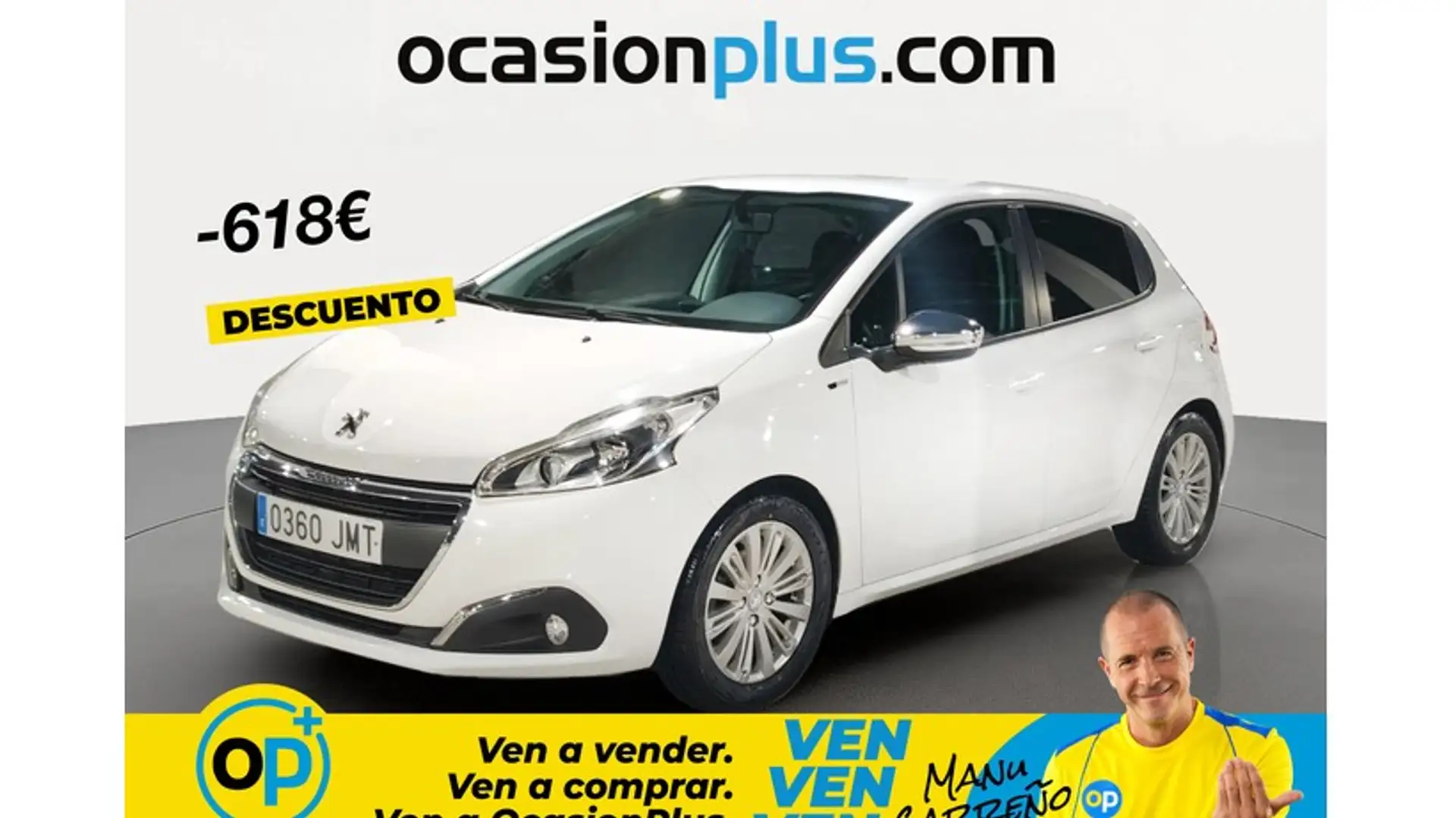 Peugeot 208 1.6BlueHDi Style 100 Blanco - 1